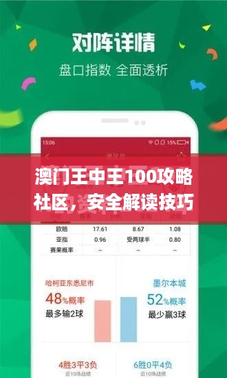 澳门王中王100攻略社区，安全解读技巧_造化境DMI975.45