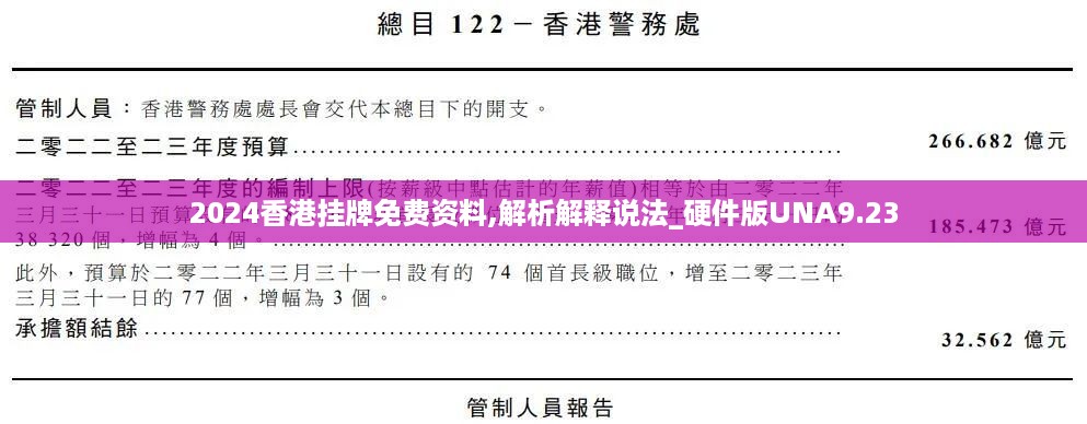 2024香港挂牌免费资料,解析解释说法_硬件版UNA9.23