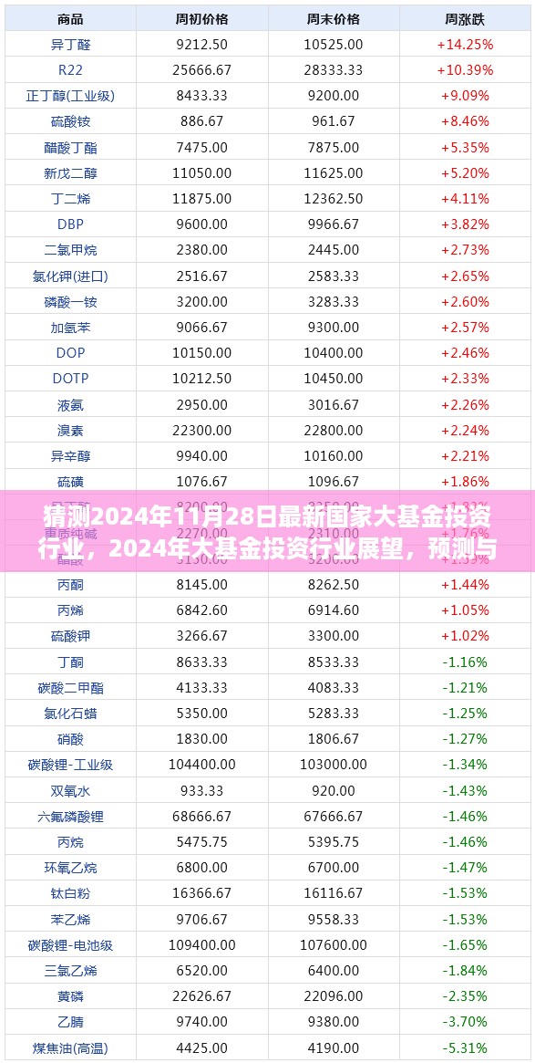 2024年大基金投资行业展望，国家大基金投资行业预测与解析