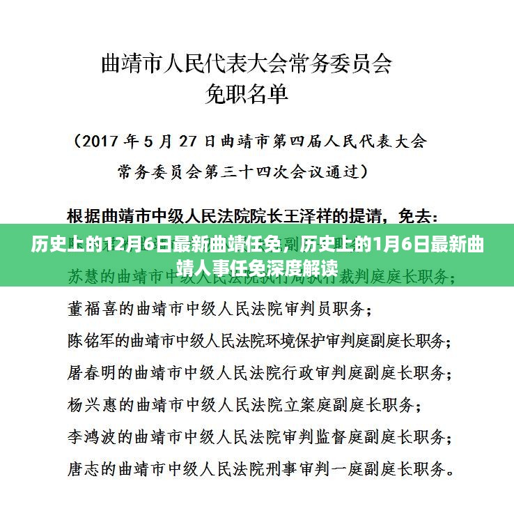 曲靖人事任免，历史日期下的最新任免深度解读