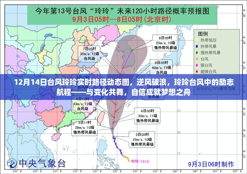 台风玲玲逆风破浪的励志航程，实时路径动态图，与变化共舞的梦想之舟